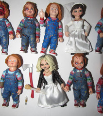 Neca Ultimate Chucky lot of 10 figures Bride of Chucky Childs Play action figure