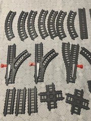 Lot Of 35 Thomas The Train Trackmaster 2013-2014-2017-2018 Dark Gray Tracks