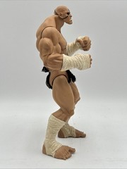 Sota Toys Street Fighter SAGAT Action Figure CAPCOM 2005 Missing Shorts Loose