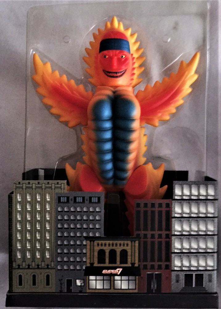 GIANT 15″x10″ KITTY FIRE 2006 MIRRORMAN MONSTER ORNG SUPER 7 KITEFIRE NAGATA MIB