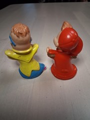 Vintage 1990 Alvin and The Chipmunks SIMON & ALVIN 3″ Plastic PVC FigureS