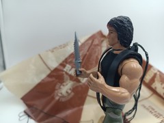 Rambo With Parachute Jocsa Force Of Freedom Argentine Vintage 80´s Not Coleco