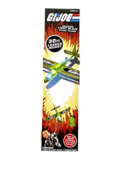 GI JOE Plane Soaring Light Up Glider 19″ Wing Span Sturdy Foam Green NEW in Box