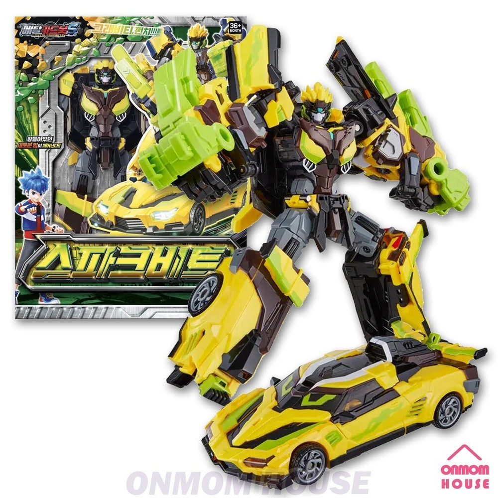 Metal Cardbot S SPARKBIT Sports Car Transformer Robot Toy 2025 Spark Bit