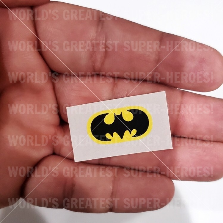 Mego Batman Emblem ReprO Pre-Cut Vinyl For WGSH 50th Anniversary 8″ Figure