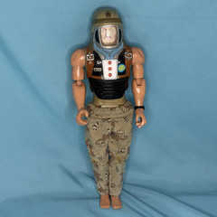 Hasbro Max Action Figure w/ Mask Helmet & Camouflage Pants Plastic Fabric