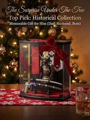 Samurai Figure Plastic Armor 8.3 Inches Collectible Indoor Decor Gift