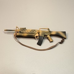 1/6 CAMO M16 ASSAULT RIFLE Gun Weapon for 12″ Figure Military Toy Model Gear