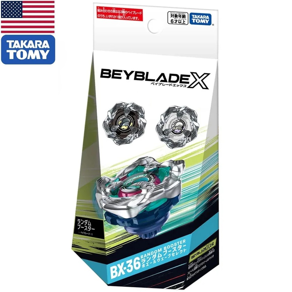 TAKARA TOMY Beyblade X Random Booster Whale Wave Select BX-36 (1pcs) USA SELLER!