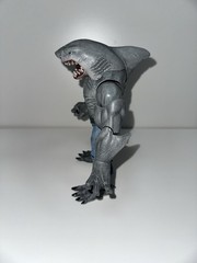 King Shark DC Multiverse Build A Figure BAF CNC 100% Complete with Hammerhead 9″
