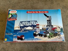 Learning Curve Wooden Thomas Train Down By The Docks Set! VGUC! Extras