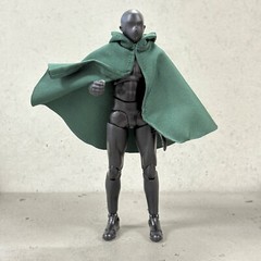 PB-C-ATK: 1/12 Green Wired Cloak Cape for Figma Attack on Titan Action Figure