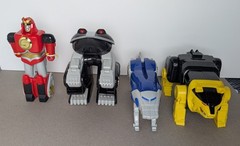 Mighty Morphing Power Rangers 1995 Deluxe Ninja Megazord Action Figure