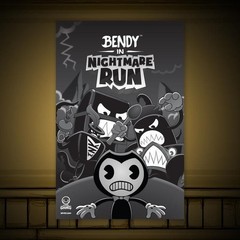 NEW ~ Bendy And The Ink Machine Series 2 Action Figure (Ink Bendy) + POSTERS