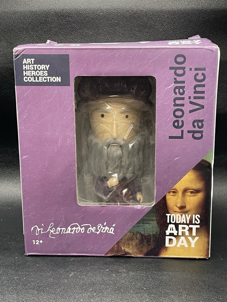 Today Is Art Day Leonardo da Vinci Art History Heroes Collectible Action Figure
