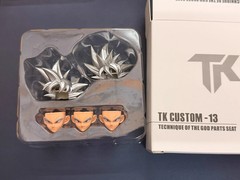TK Custom 13 SHF 1/12 Son Goku Ultra Instinct silvery Hair Head Sculpt kit NEW