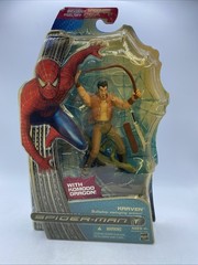 Hasbro Spider-Man 3 Kraven the Hunter Bullwhip swinging w/ Komodo Dragon DMG BOX