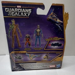 Hasbro Guardians of the Galaxy Groot Rocket Raccoon Nova Corps Set Boxed Ages 4+