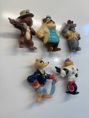 Kellogg’s 2″ PVC Figures 1991 Lot of 5 – Duck Tales – TaleSpin- Chip n Dale
