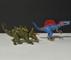 JW Jurassic World Lot Hybrid Spinosaurus Velociraptor Pachycephalosaurus 7 Dinos