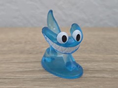Rainbow Friends 1.5″ CYAN Figure + Collector Holographic Sticker Card #17 (READ)