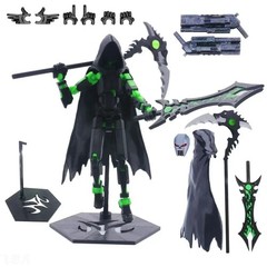 T13 Action Figure Articulated Dummy Swordsman Robot Posable Model Toy