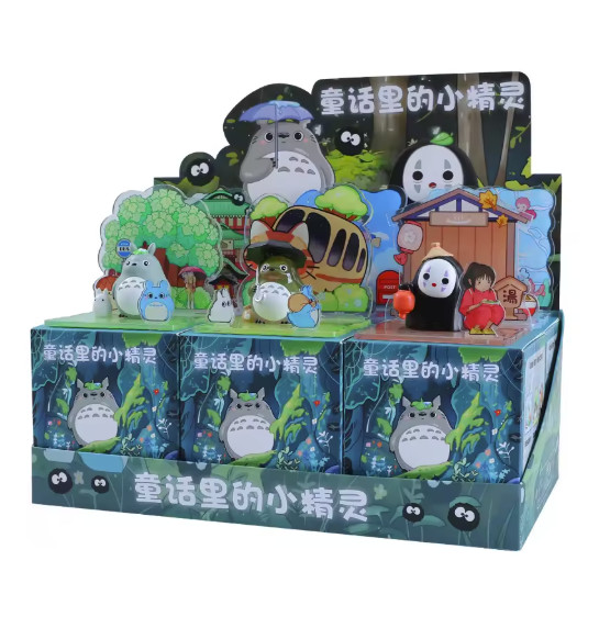 Anime Totoro Blind Box Miyazaki Fairy Tale Elf Kawaii Model Gift