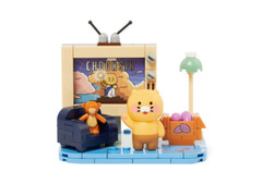 Kakao Friends Desk Mini Photo Brick Figure Choonsik Note Stand Office Organizer