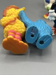 Lot 14 Vintage Character Figurines Sesame Street Disney Garfield Raisin PVC Toys