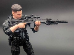 1/12 scale 3D printed M14 EBR rifle for classified valaverse marvel legends