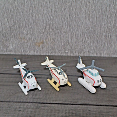 Harold the Helicopter Vtg Gullane Allcroft Die-cast Plastic Lot Of 3