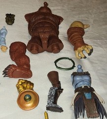 Action Figure Parts And Accessories Lot