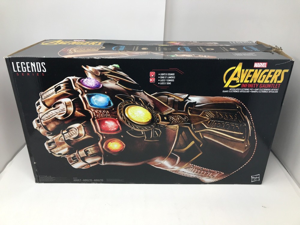 Marvel Legends Series Infinity Gauntlet Electronic Fist Tested & Works!