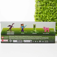 Minecraft Set 4 Figures Box 2″-3″ Collectible Toys Trending New