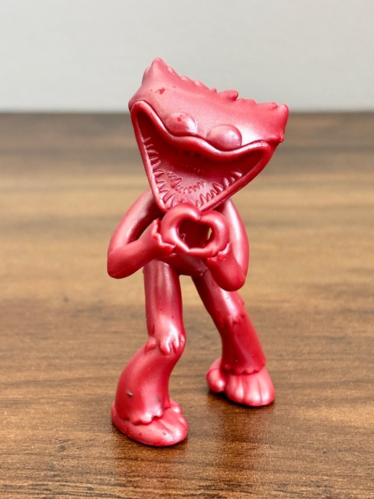 Huggy Wuggy Phatmojo Poppy Playtime Metallic Series Red Pink Toy Action Figure