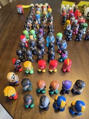 Lot of 118pcs Ooshies Pencil Toppers DC Comics Disney Marvel Figures Variety
