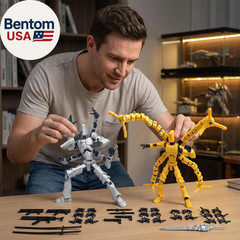 T13 3D Action Figure Set (Assembly Completed) 2 Pcs, 3D Printed Multi-Jointed, T