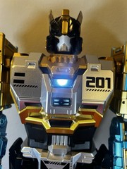 TRANSFORMING ROBOT SAMS CLUB MEMBER’S MARK HUGE 23″ GOLDTONE TO BLUE TOY TESTED