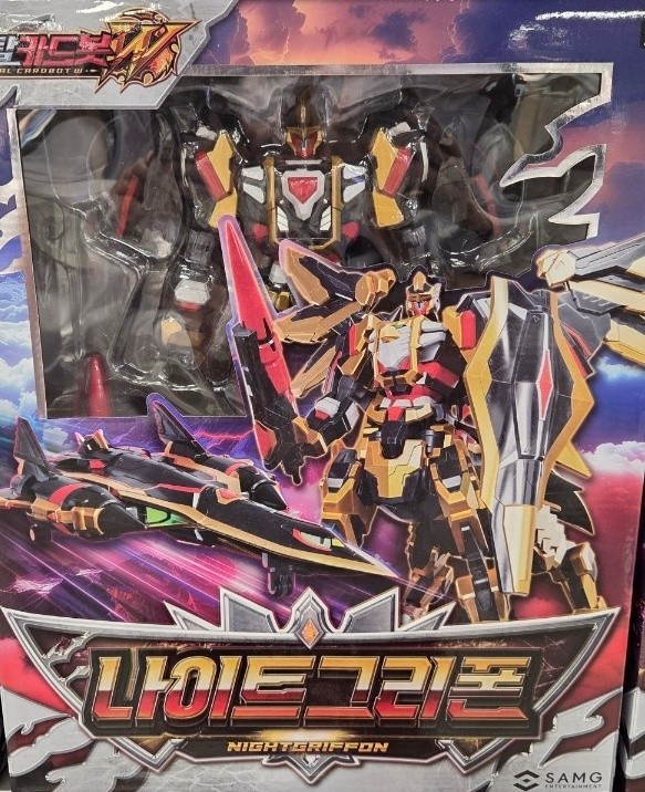Metal Cardbot W Nightgriffon Gold Gryphon Bomber Transform Robot Plane 2025