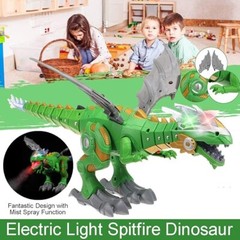Interactive Spray Dinosaur Toy – Bionic Walking, Light & Sound Effects for Kids