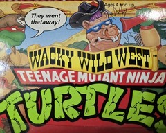 TMNT Wacky Wild West Sewer Scout Raph Figure w/ Knife Rifle Set