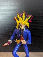 1996 Yu-Gi-Oh Yami Yugi 5.5″ Figure Mattel With Millennium Necklace Used