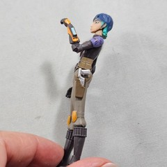 Star Wars Rebels Lot of 4 Loose Figures 2 Kanan Ezra & Sabine w/ Weapons Hasbro
