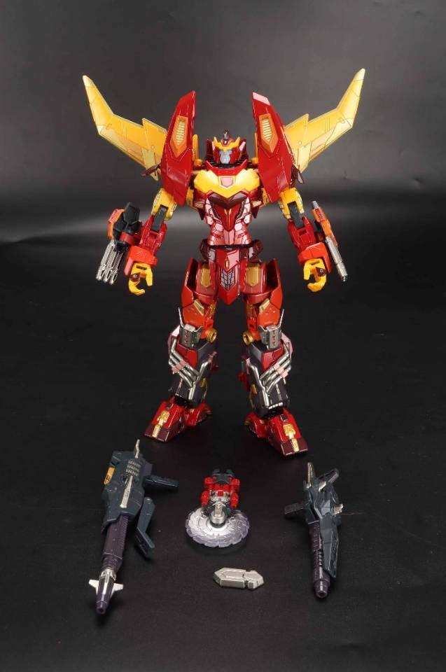 AT01 AT-01 Hot Rod Rodimus Repair Edition Transformation Alloy Robot Toy Figure