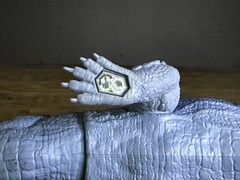 Mattel Jurassic World Rebirth Purussaurus Gigantic Thrashers Dinosaur Aligator
