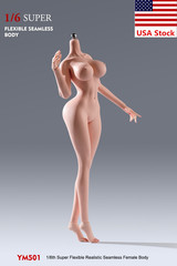 YM501 1/6 Female Sexy Plump Large Bust Flexible Details Body 12″Figure Doll