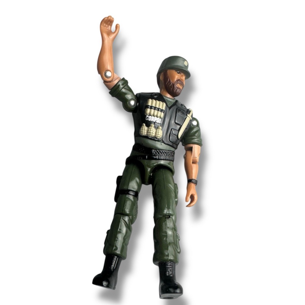 The Corps Large Sarge Military Soldier 3.75″ Action Figure Lanard 1986