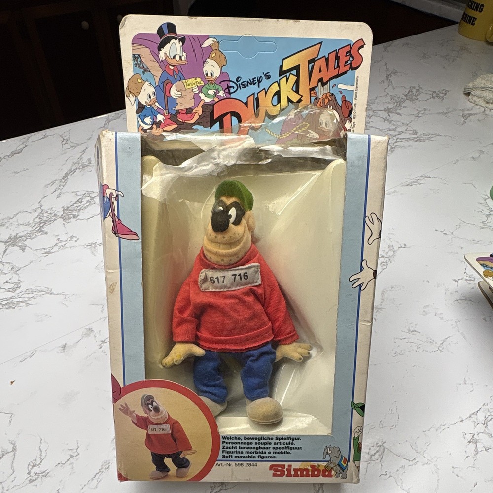 Vintage Simba Disney DuckTales Beagle Boys Baggy Beagle figure Germany RARE