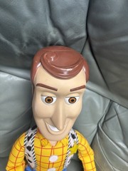Vintage Toy Story Lifesize Woody Giant 2.5 Ft. Plush RARE PIXAR Mattel Disney