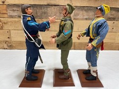 3 VINTAGE GI JOE SOTW FORMATIVE INT. 12″ FULLY JOINTED ACTION FIGURES